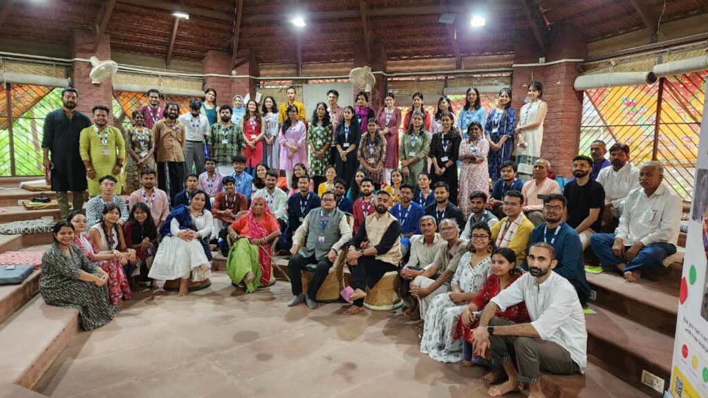 Mr. Sanjay Prakash, MD & CEO, SBI Foundation (centre) at the YFI 12th Batch 2024-25 inaugural in Rajasthan