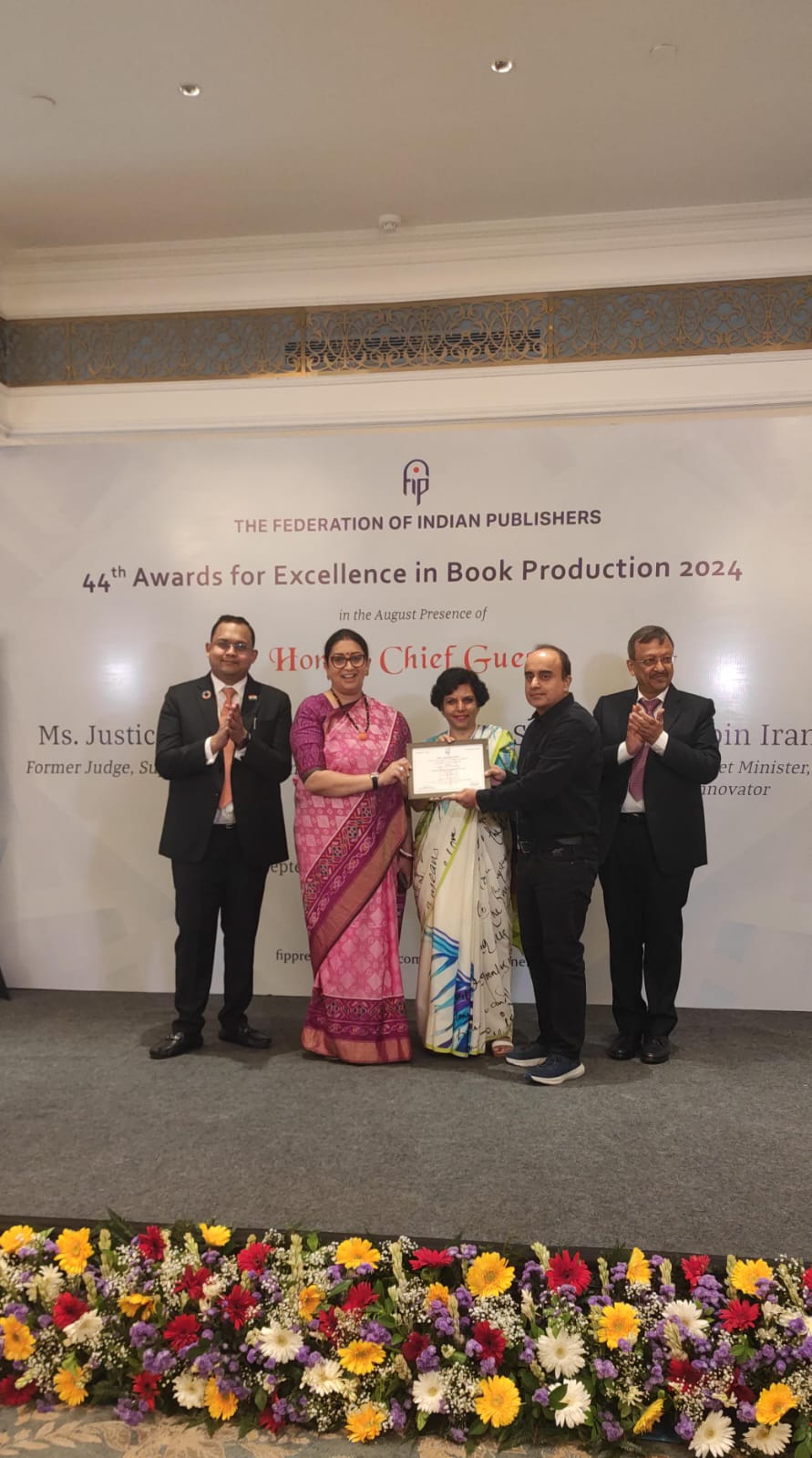 Award for Excellence in Book Production 2024