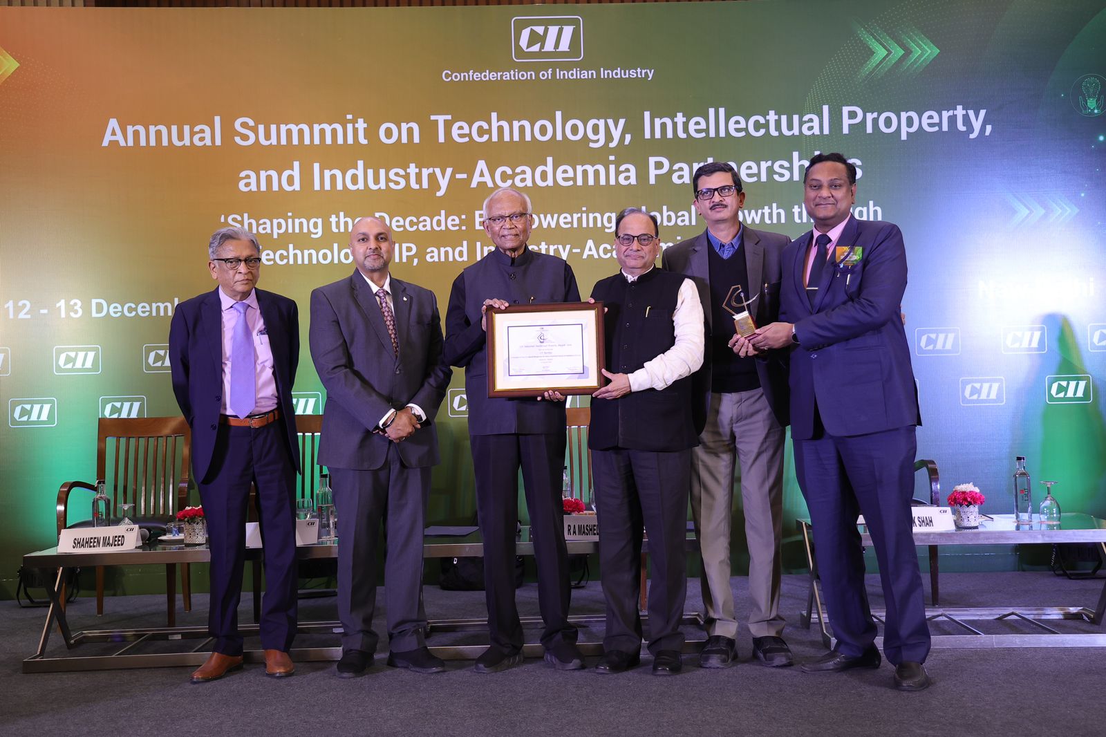 IIT Roorkee Wins the prestigious 10th CII Industrial IP Awards 2024 for Excellence in the Indian IP ecosystem