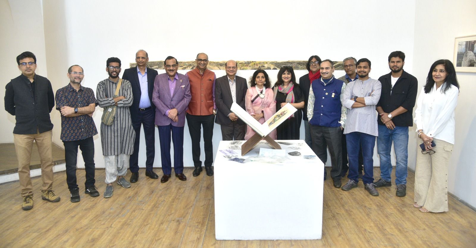 Inauguration ceremony of 'We Live in Furnished Souls' - A Groundbreaking Art Exhibition held at Harrington Street Arts Centre, Kolkata_1