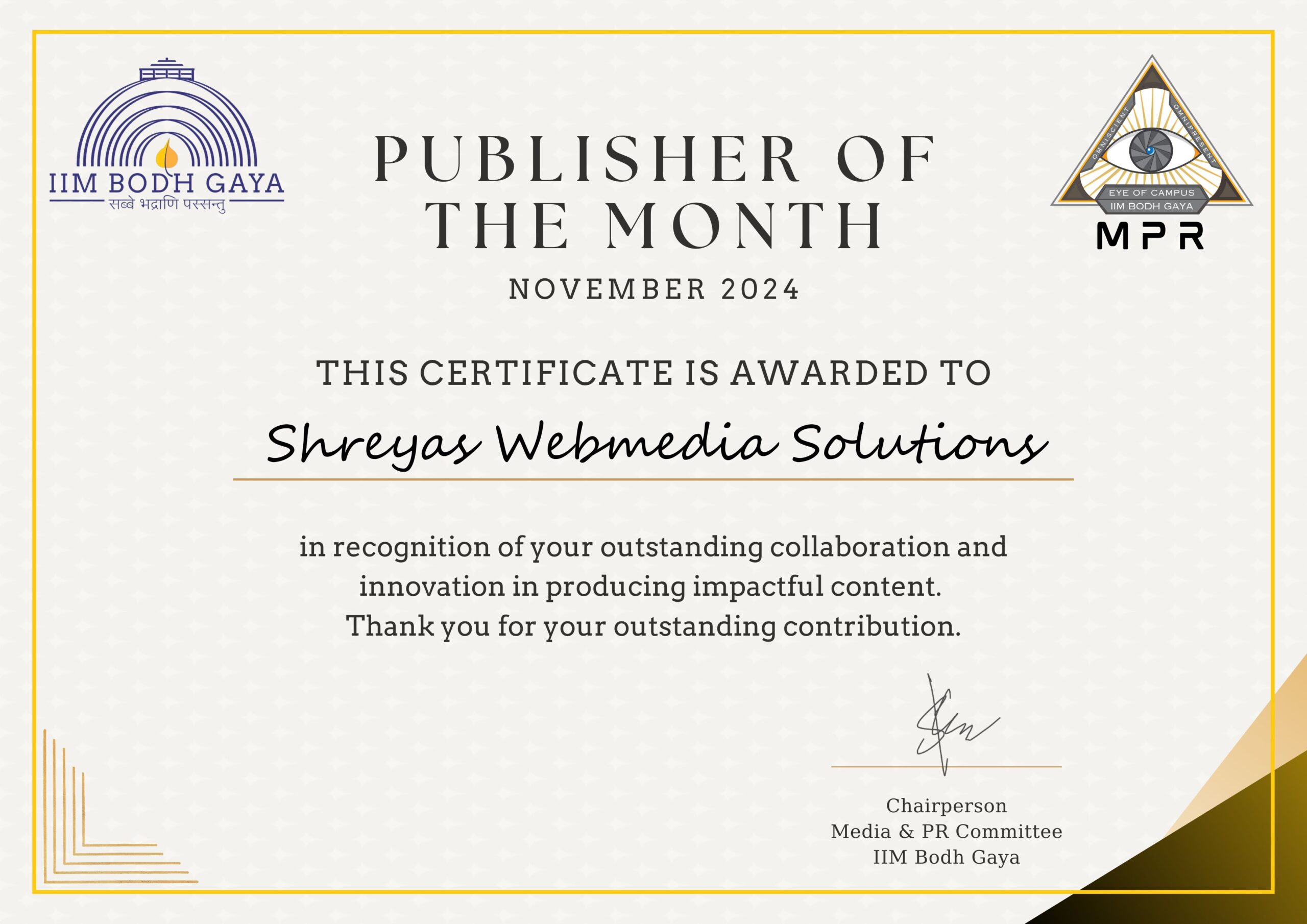 PUBLISHER OF THE MONTH (1)