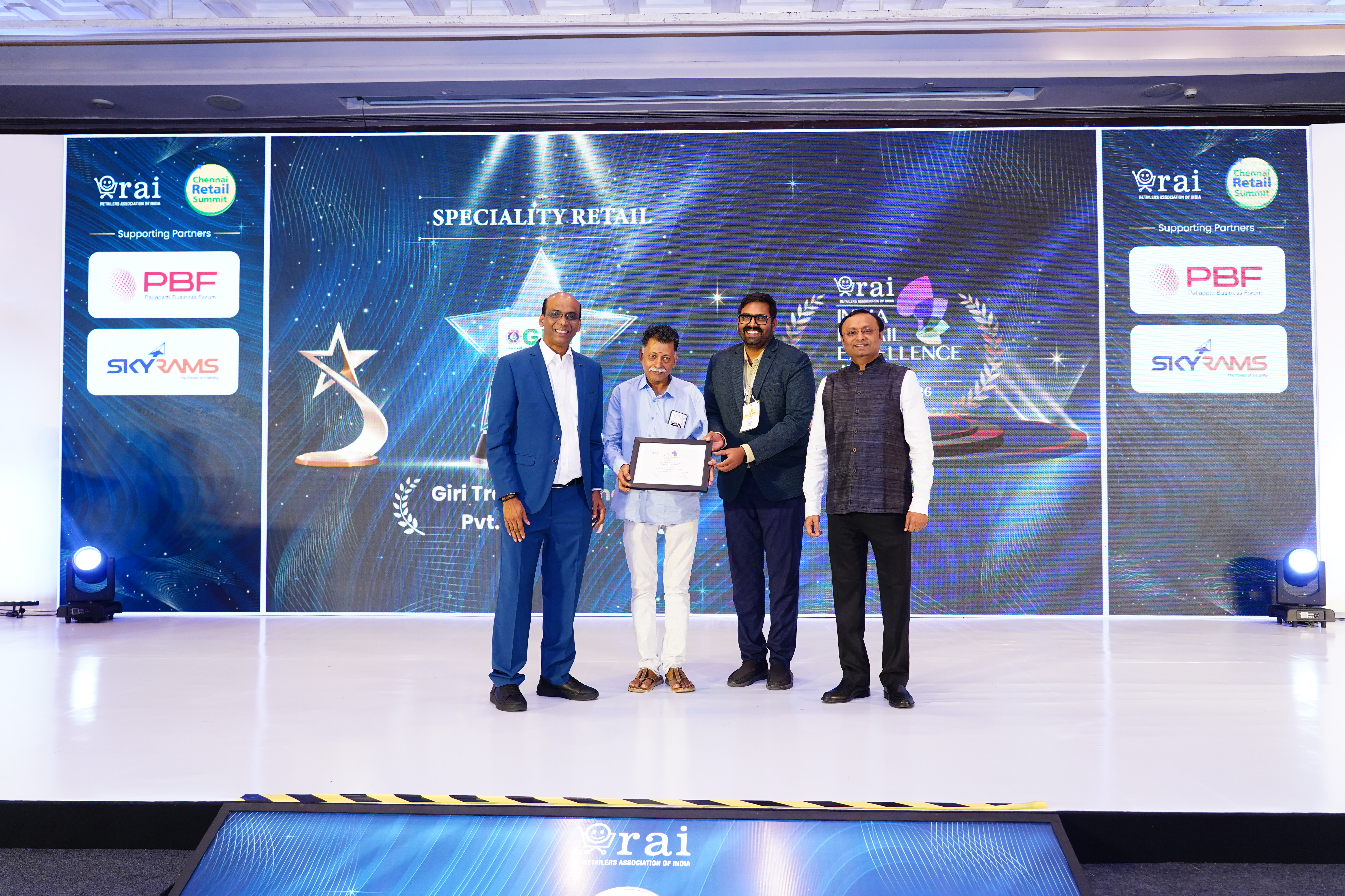 Giri Trading Agency Wins India Retail Excellence Award 2026 
