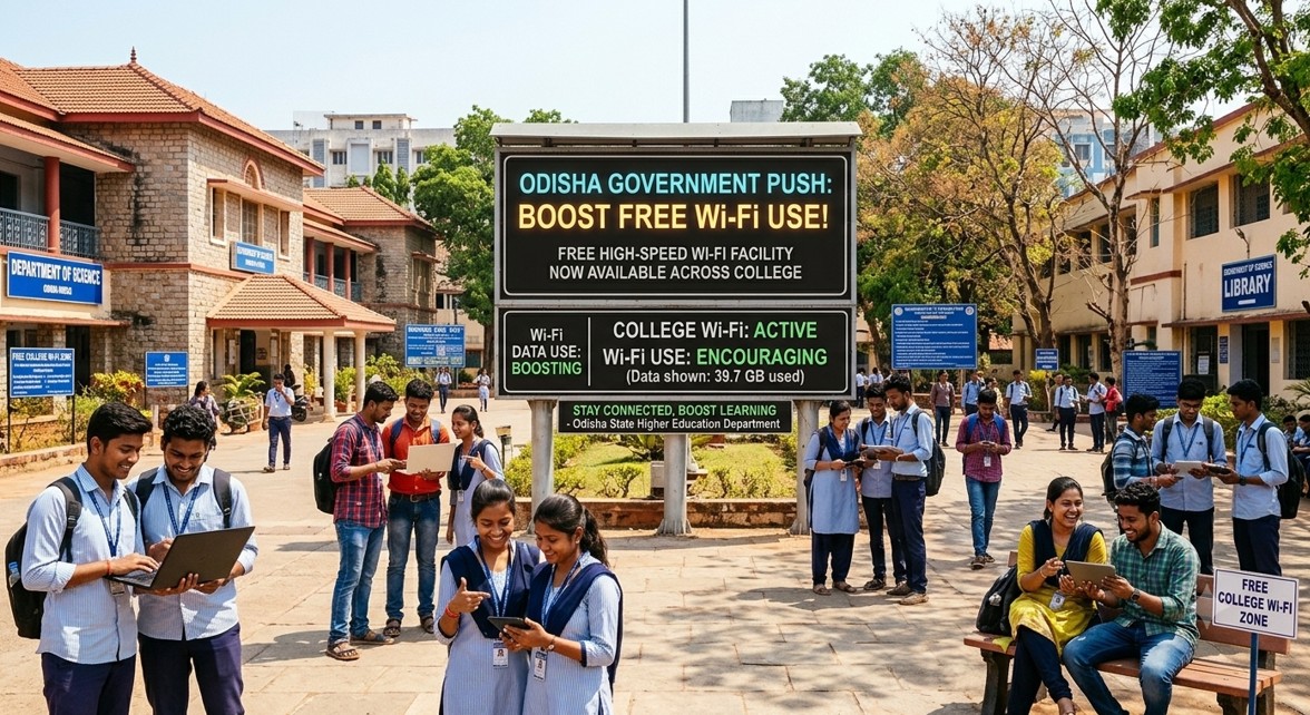 Odisha Govt Pulls Up Colleges Over Low Usage of Free Wi-Fi, Orders Immediate Corrective Measures