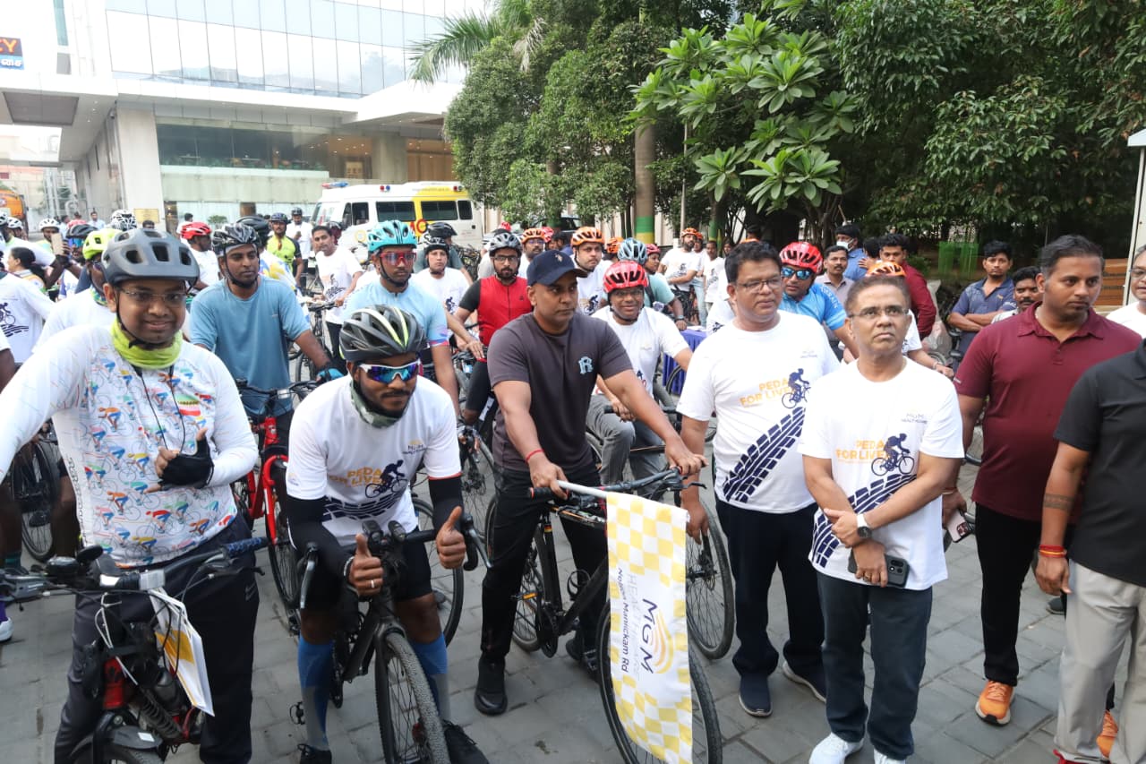 MGM Healthcare Organises Pedal for Liver Cyclothon to Raise Awareness About Fatty Liver Disease