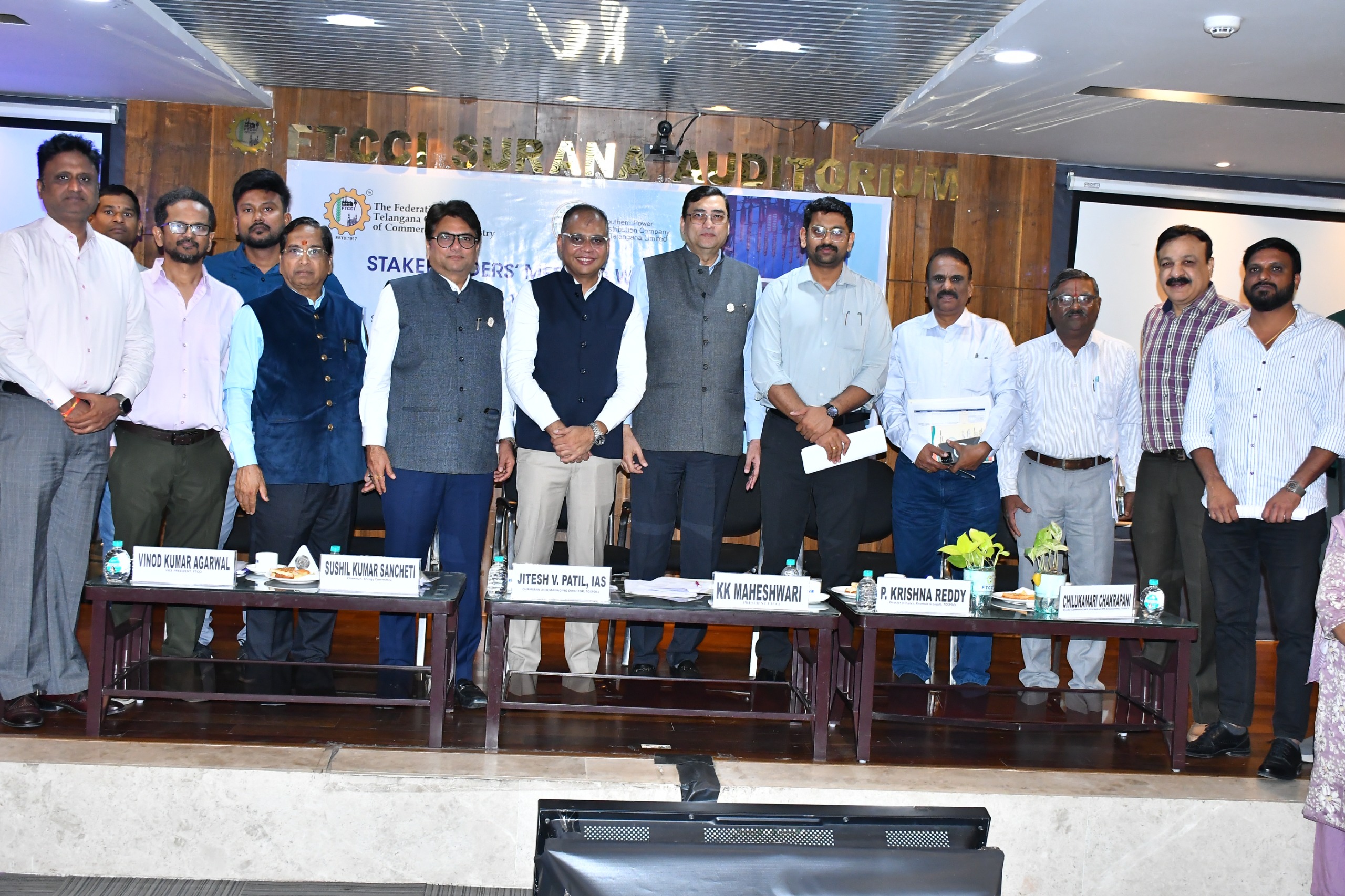 FTCCI–TGSPDCL meeting focuses on Power Supply, Tariff Relief and Solar Issues