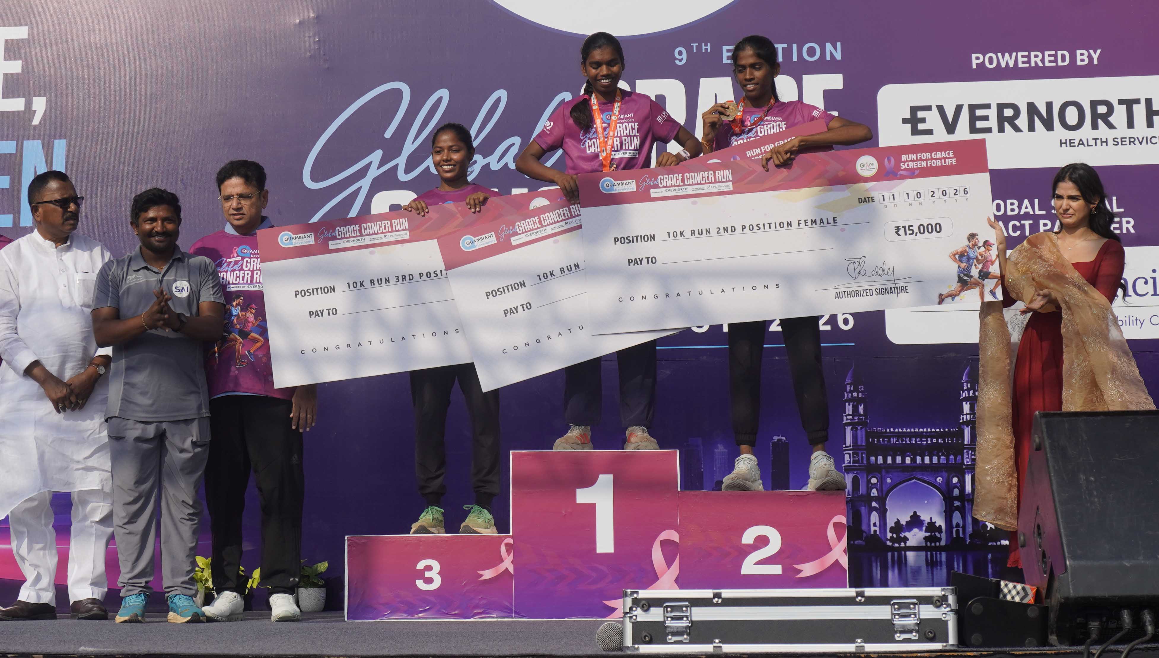 Hyderabad’s Biggest Cancer Awareness Run Draws 35,000 Participants