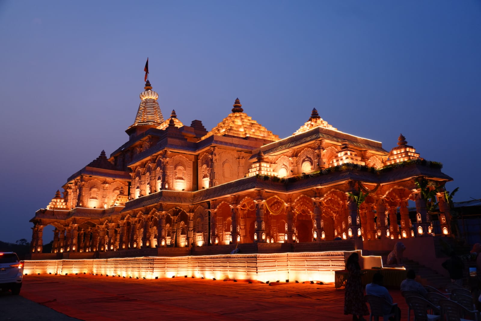 Step Into Ayodhya: Ram Mandir Theme at KPHB Carnival