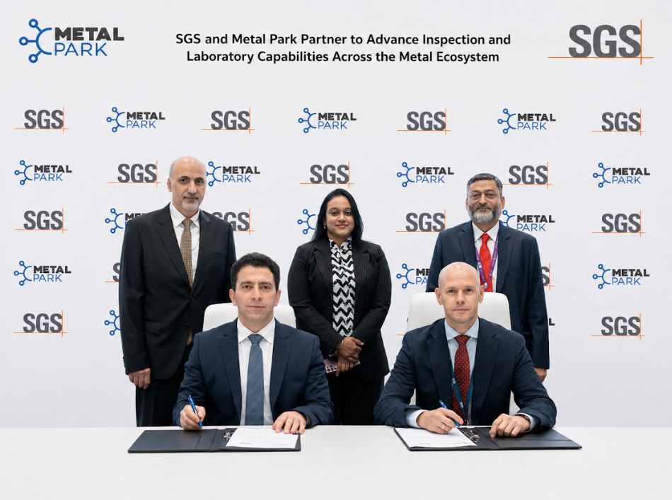 Metal Park UAE Collaboration with SGS, the 22 billion dollar Swiss Public Company