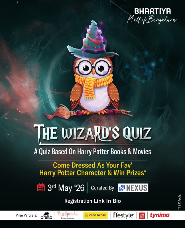 The Wizard’s Quiz Returns To Bhartiya Mall of Bengaluru With A Magical 2nd Edition For Fans of All Ages