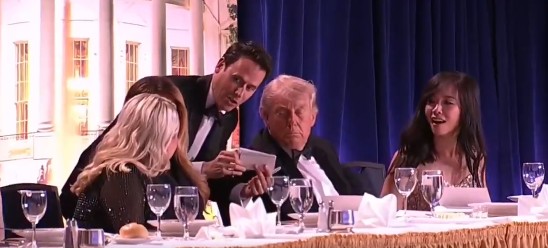 Trump Escorted to Safety After Gunfire at White House Correspondents’ Dinner; Shooter Apprehended !