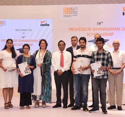 BIPF’s 'Professor Ghanashyam Dash Scholarship’ (PGDS) 2023 awardees felicitated